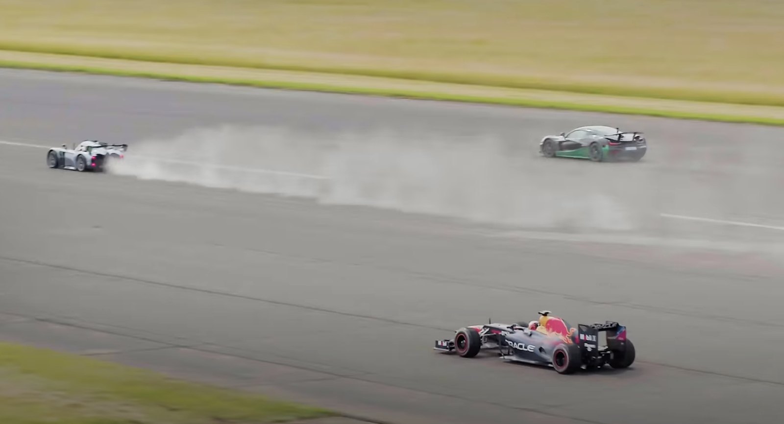 McMurtry vs Rimac vs Red Bull drag race